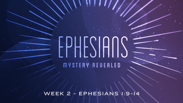 Recap | Ephesians | Ephesians 1:9-14 | Grace Church Blog